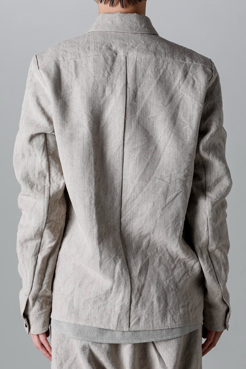 Heavy Canvas Linen Shirts Jacket