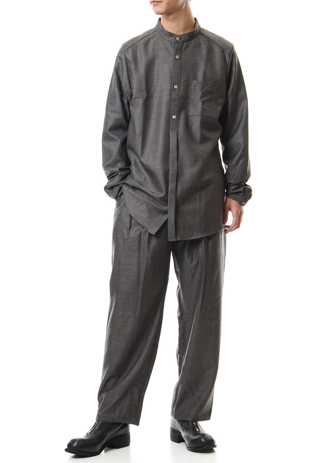 Wool Twill High West Pants - PA83-LW4