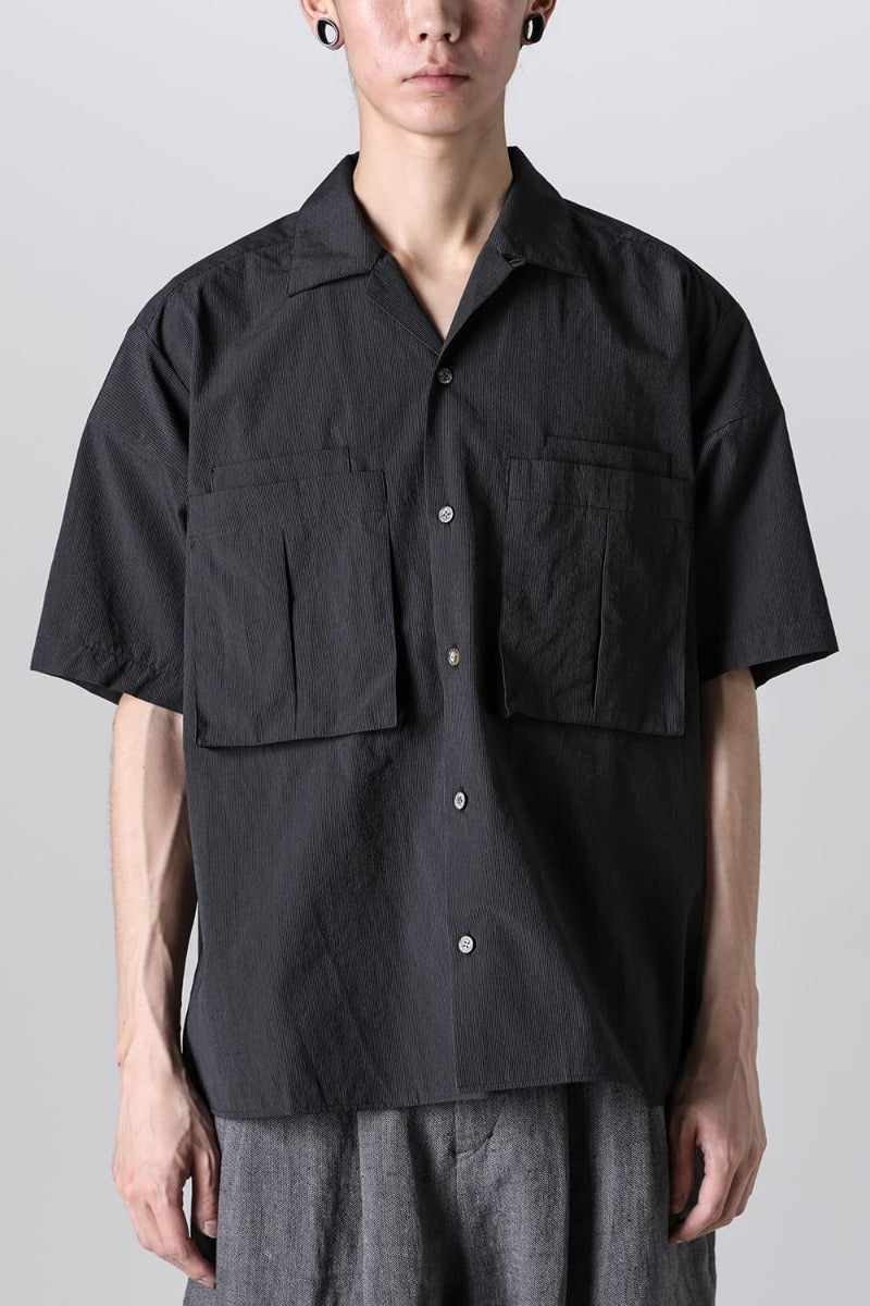 Pinstripe Cotton Bowling Shirts
