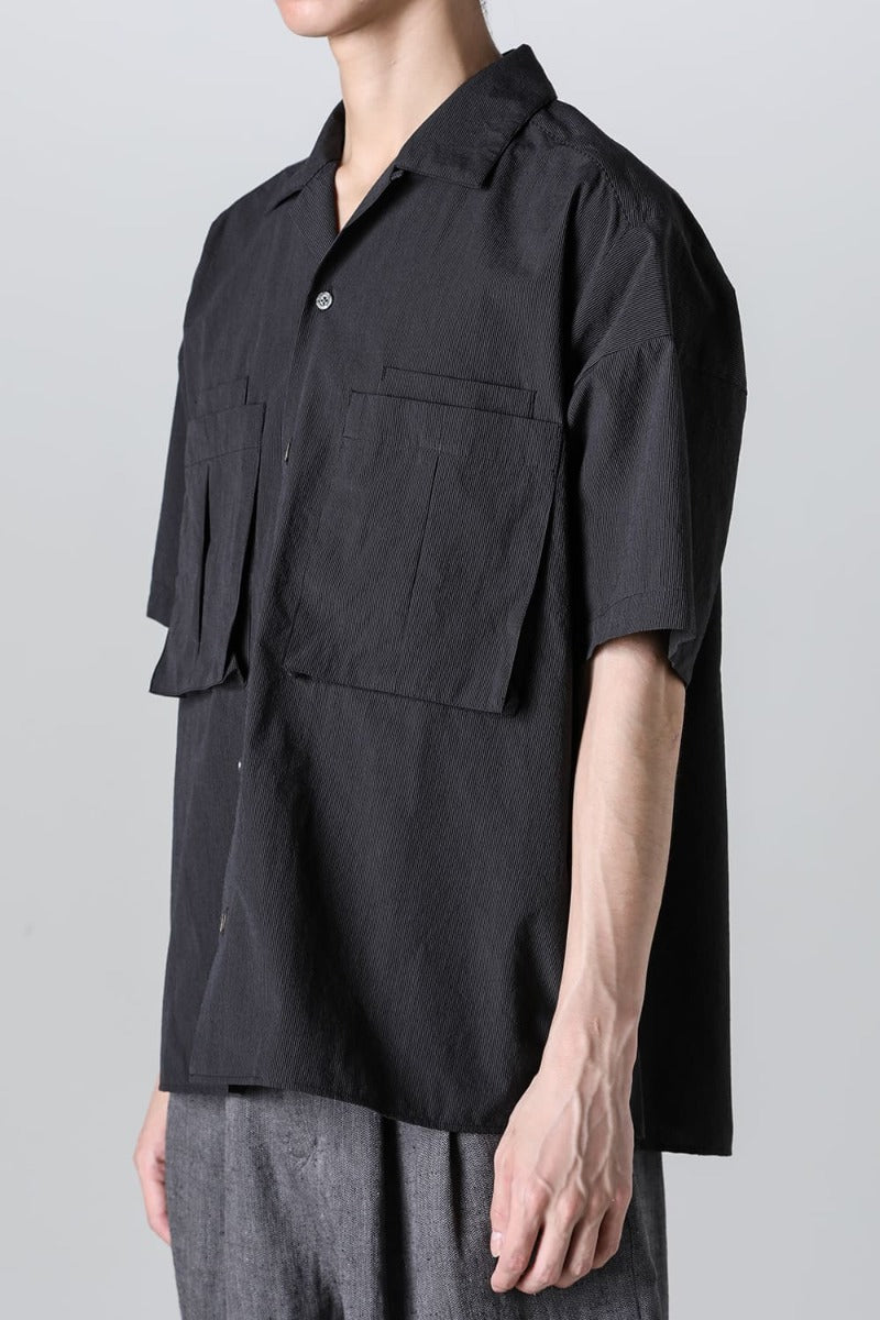 Pinstripe Cotton Bowling Shirts