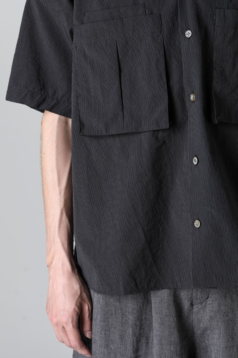 Pinstripe Cotton Bowling Shirts