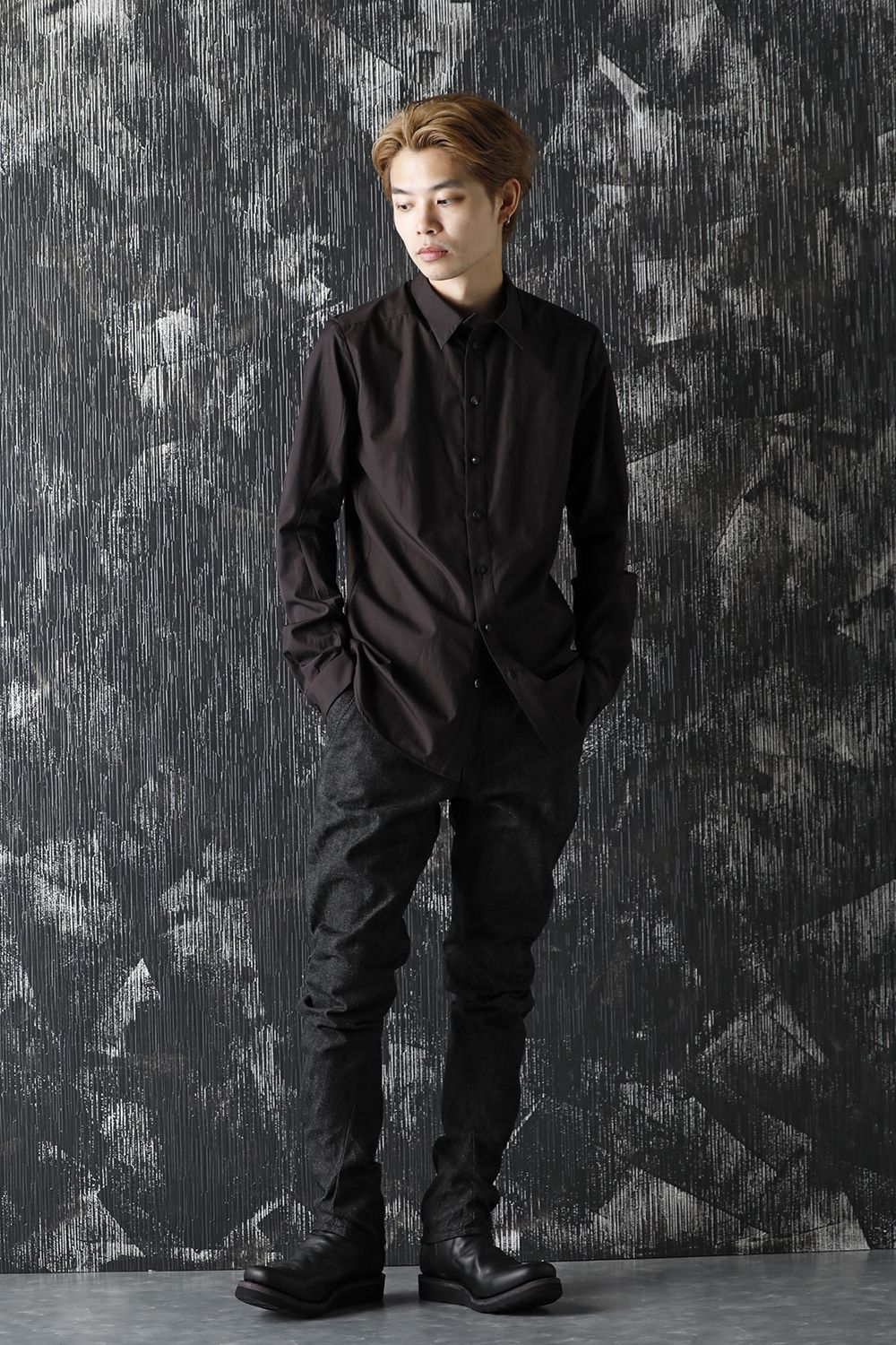 Shirt 120/2 egyptian cotton ( FINX ) Charcoal