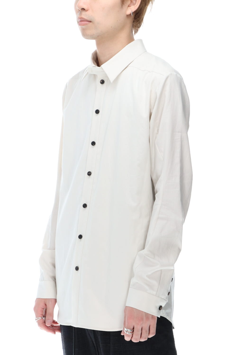 Shirt 120/2 egyptian cotton ( FINX ) White Gray