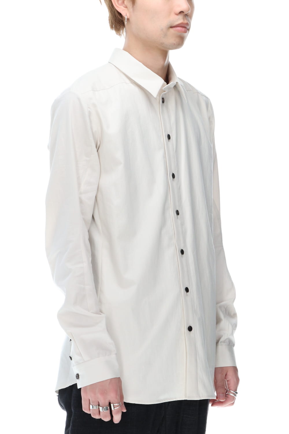 Shirt 120/2 egyptian cotton ( FINX ) White Gray