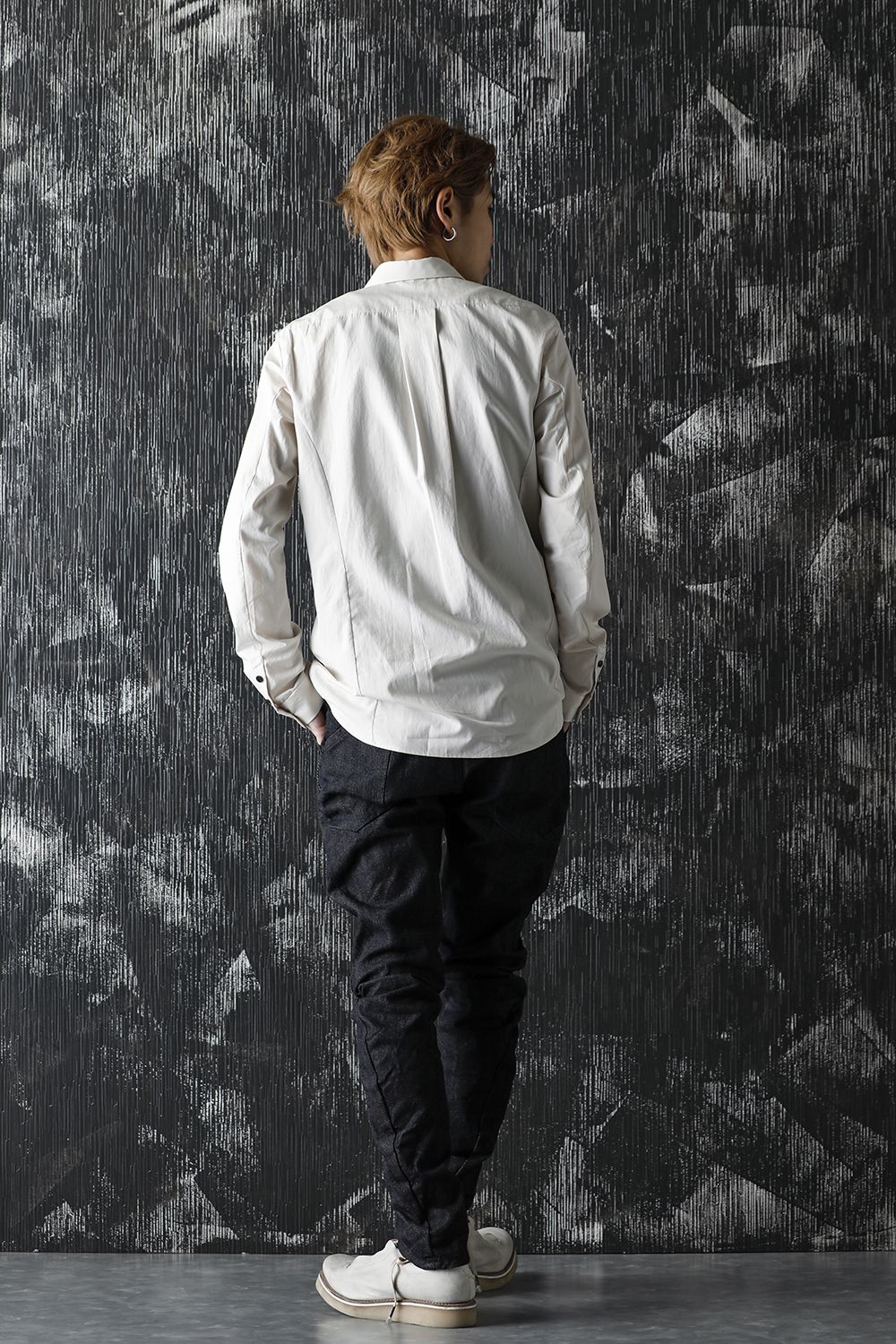 Shirt 120/2 egyptian cotton ( FINX ) White Gray