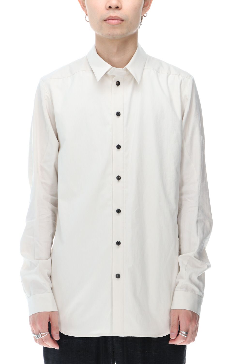 Shirt 120/2 egyptian cotton ( FINX ) White Gray