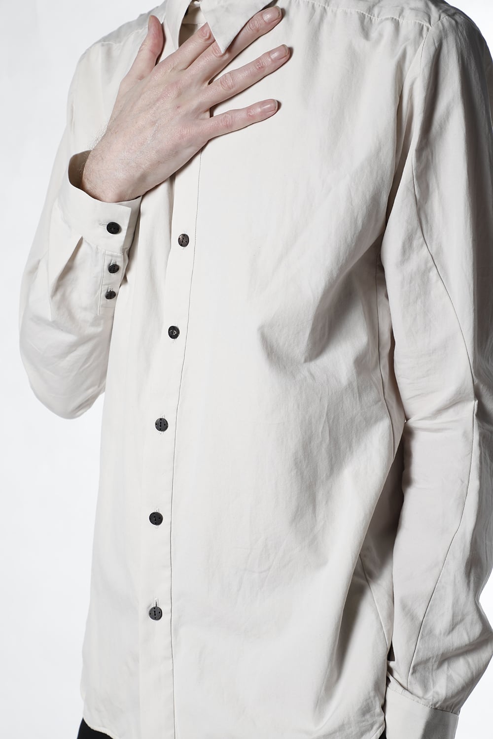 Shirt 120/2 egyptian cotton ( FINX ) White Gray