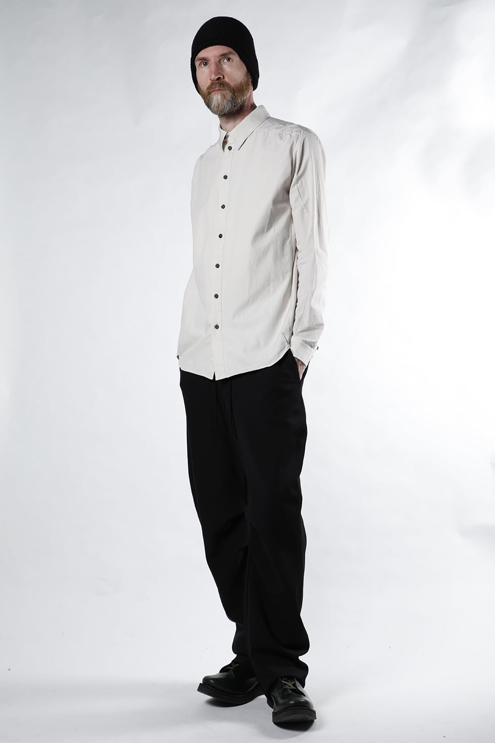 Shirt 120/2 egyptian cotton ( FINX ) White Gray
