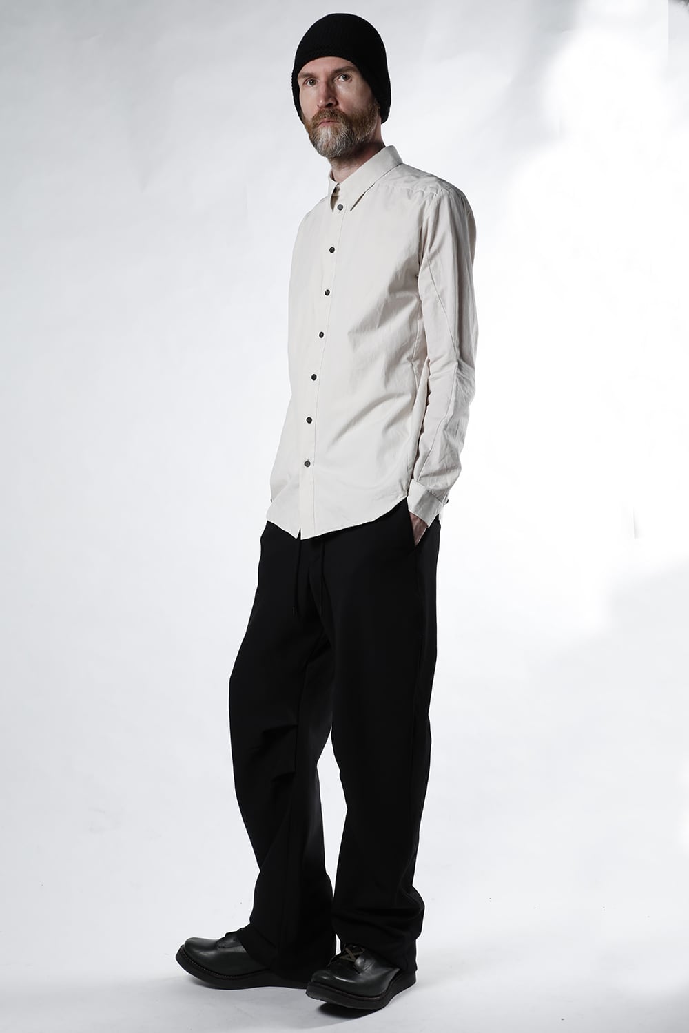 Shirt 120/2 egyptian cotton ( FINX ) White Gray