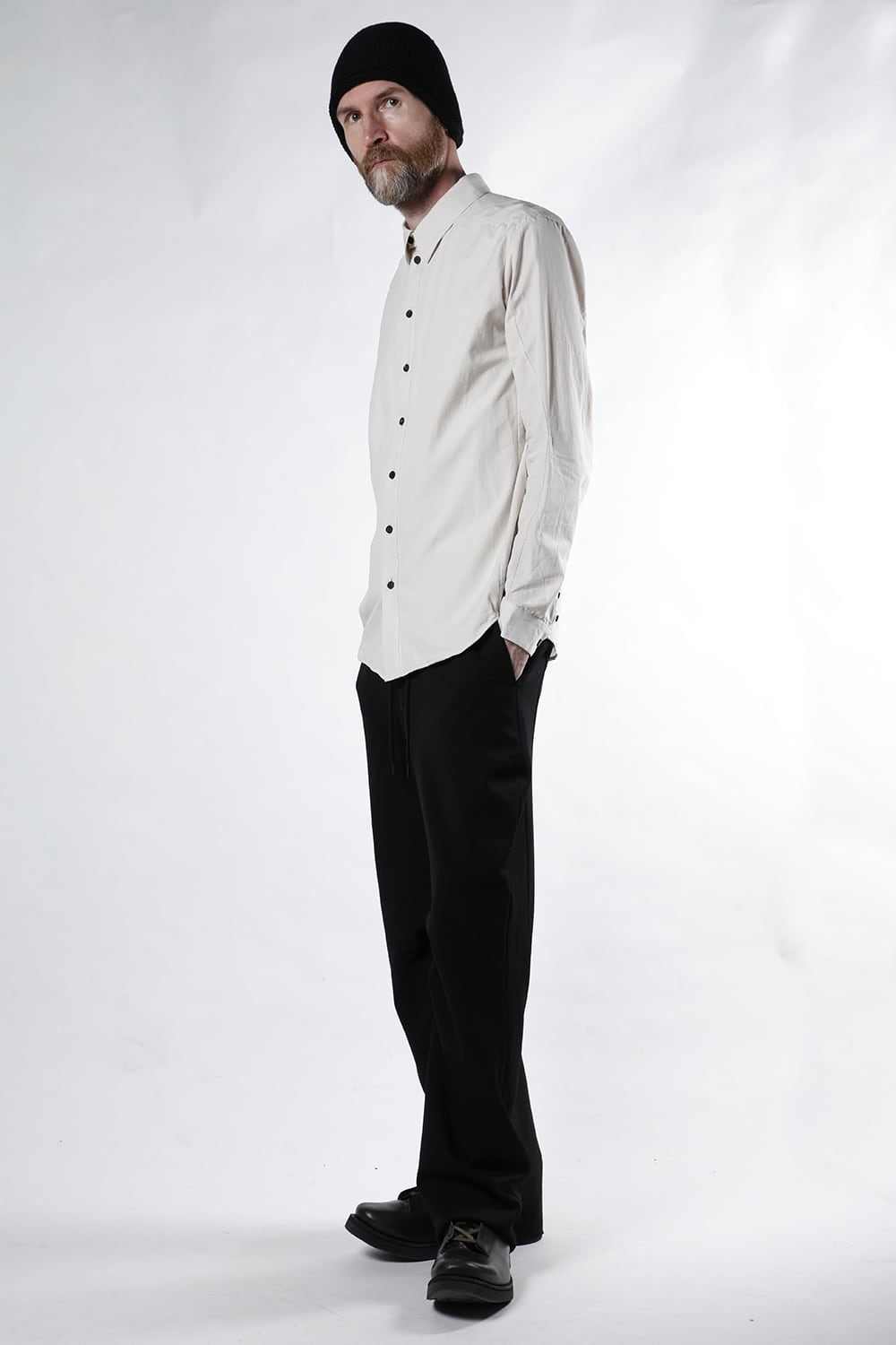 Shirt 120/2 egyptian cotton ( FINX ) White Gray