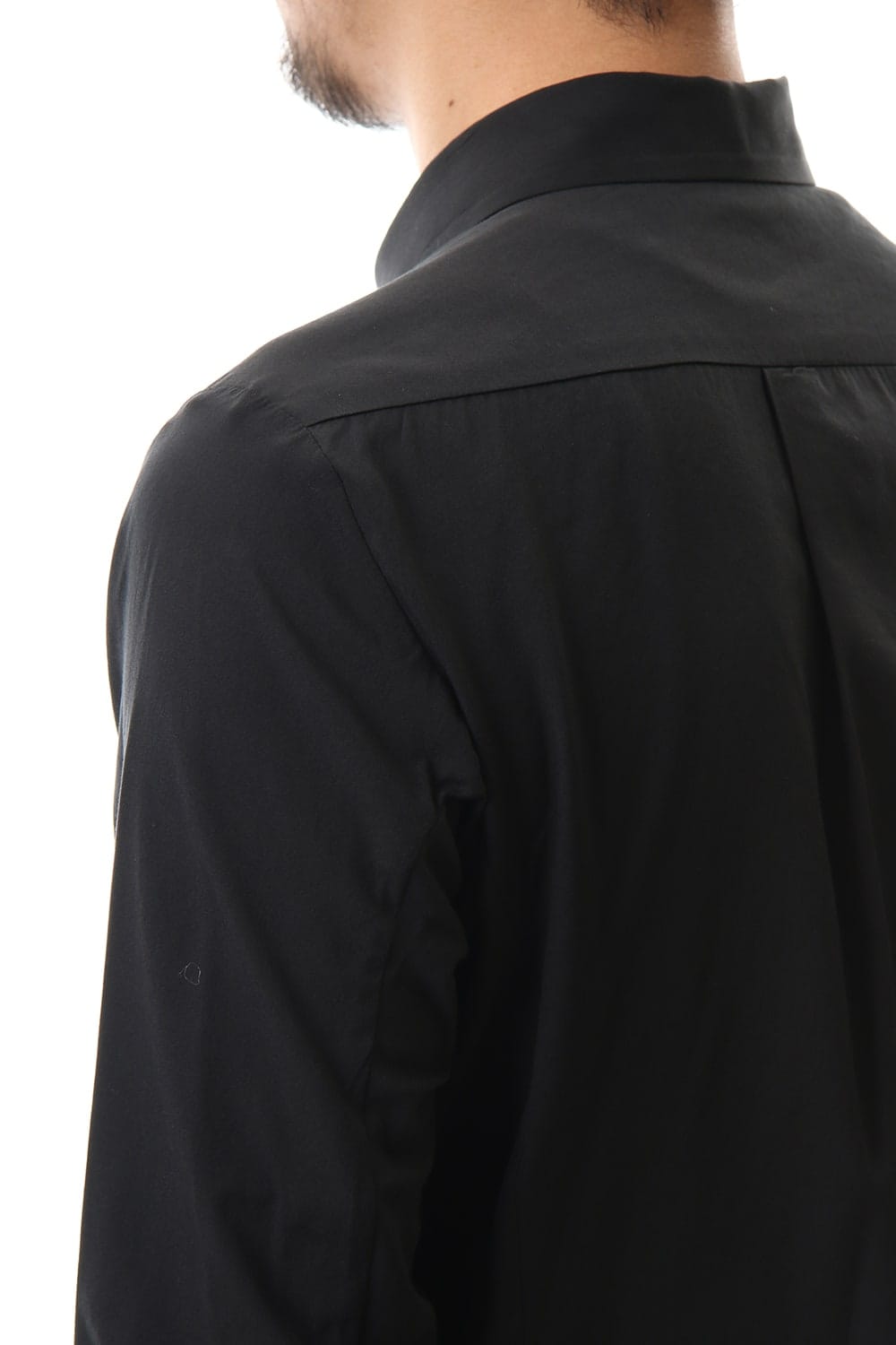 Shirt Silk cotton sandblast Black