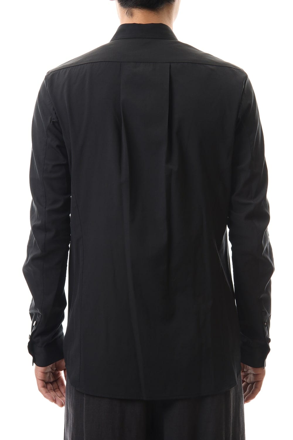 Shirt Silk cotton sandblast Black