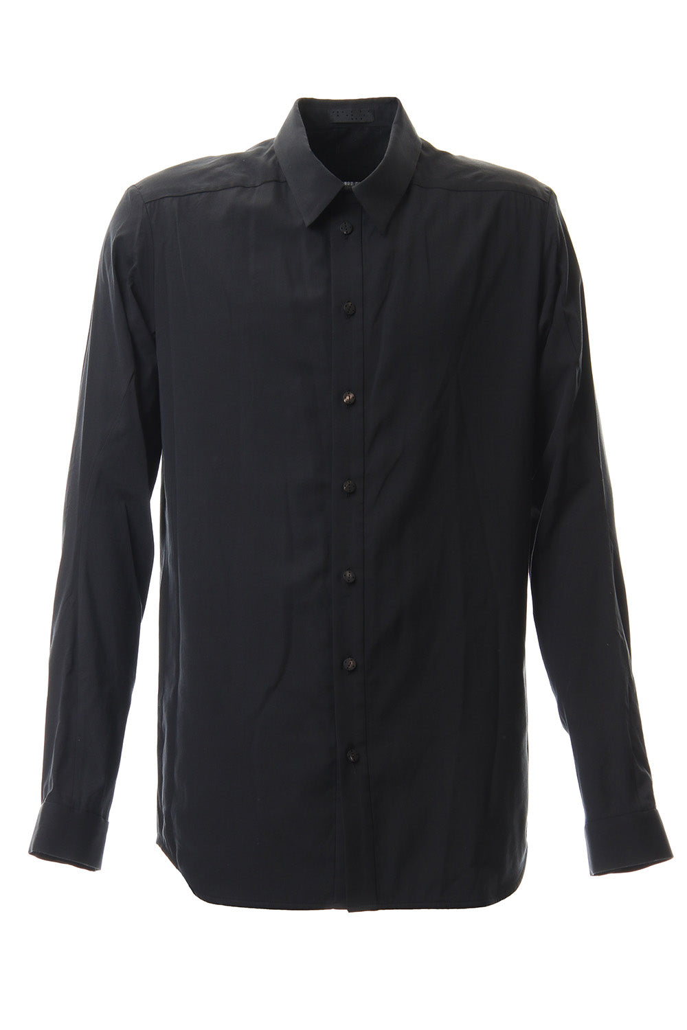 Shirt Silk cotton sandblast Black