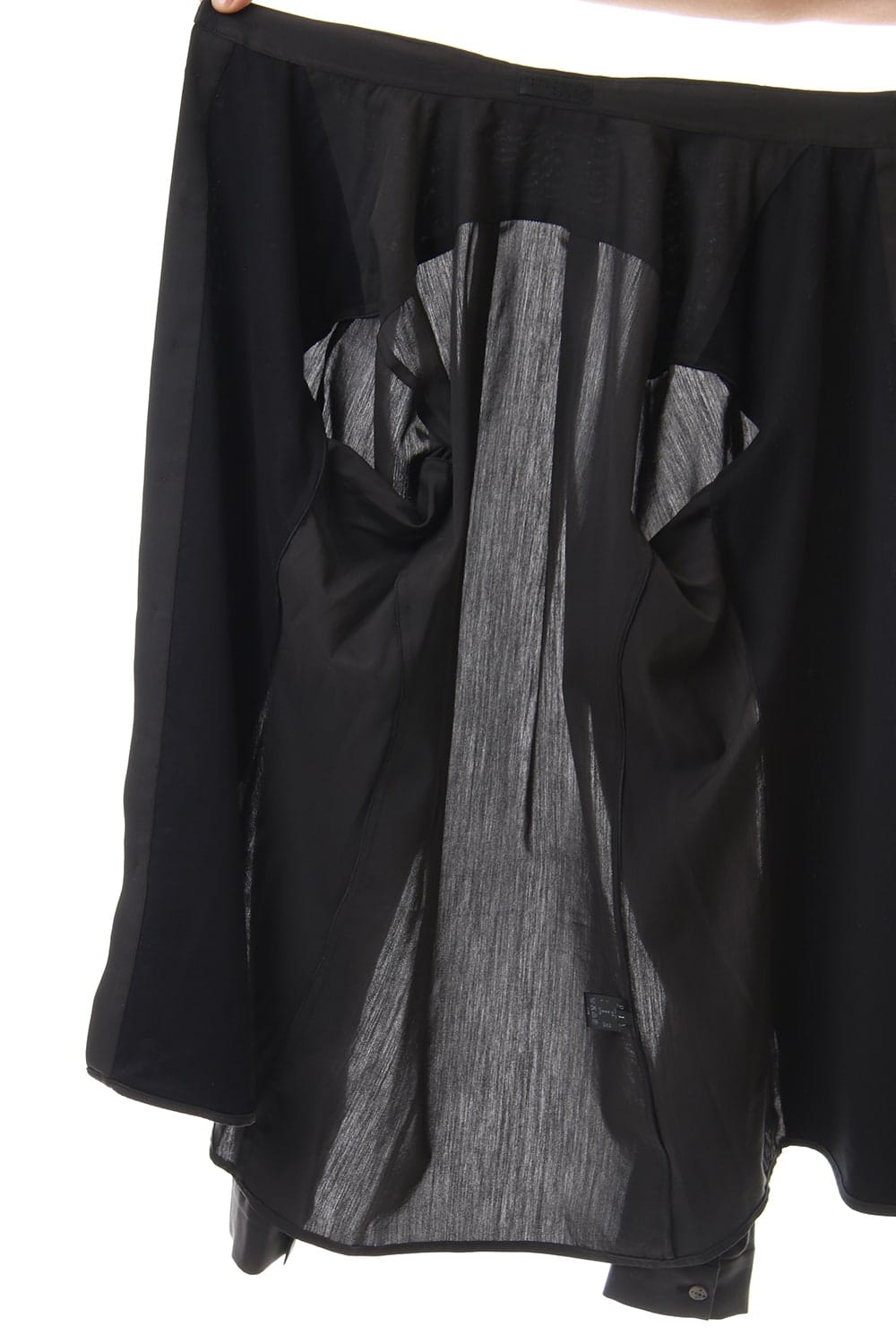 Shirt Silk cotton sandblast Charcoal