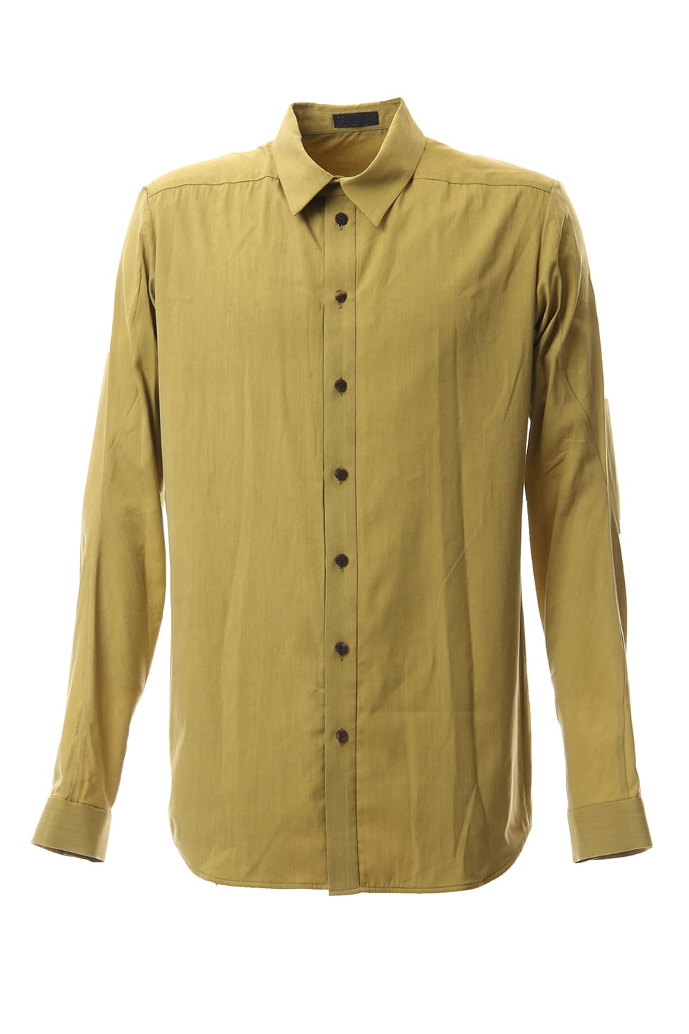 Shirt Silk cotton sandblast Dirty Yellow
