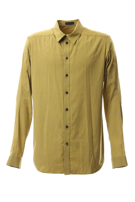 Shirt Silk cotton sandblast Dirty Yellow