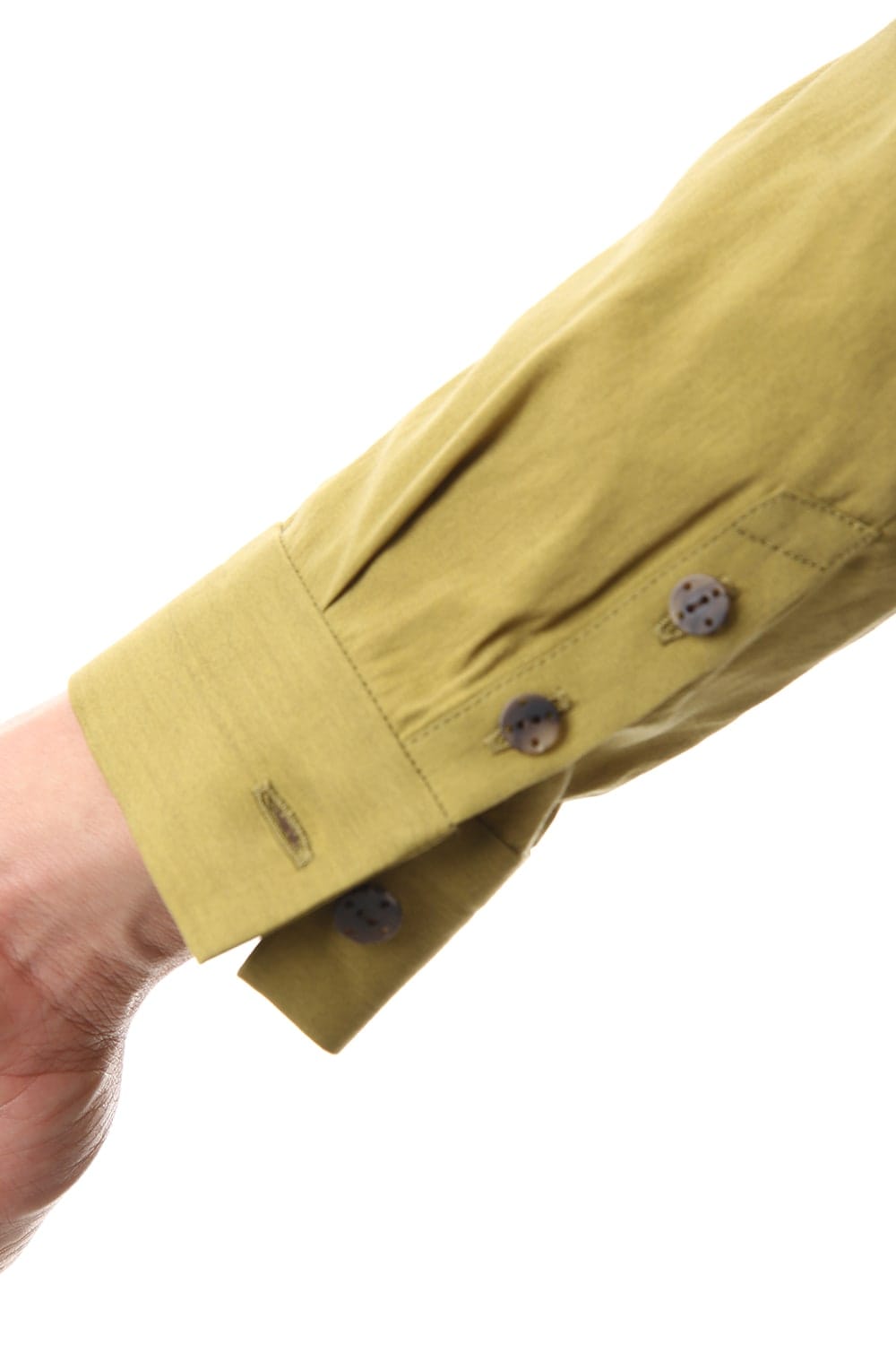 Shirt Silk cotton sandblast Dirty Yellow