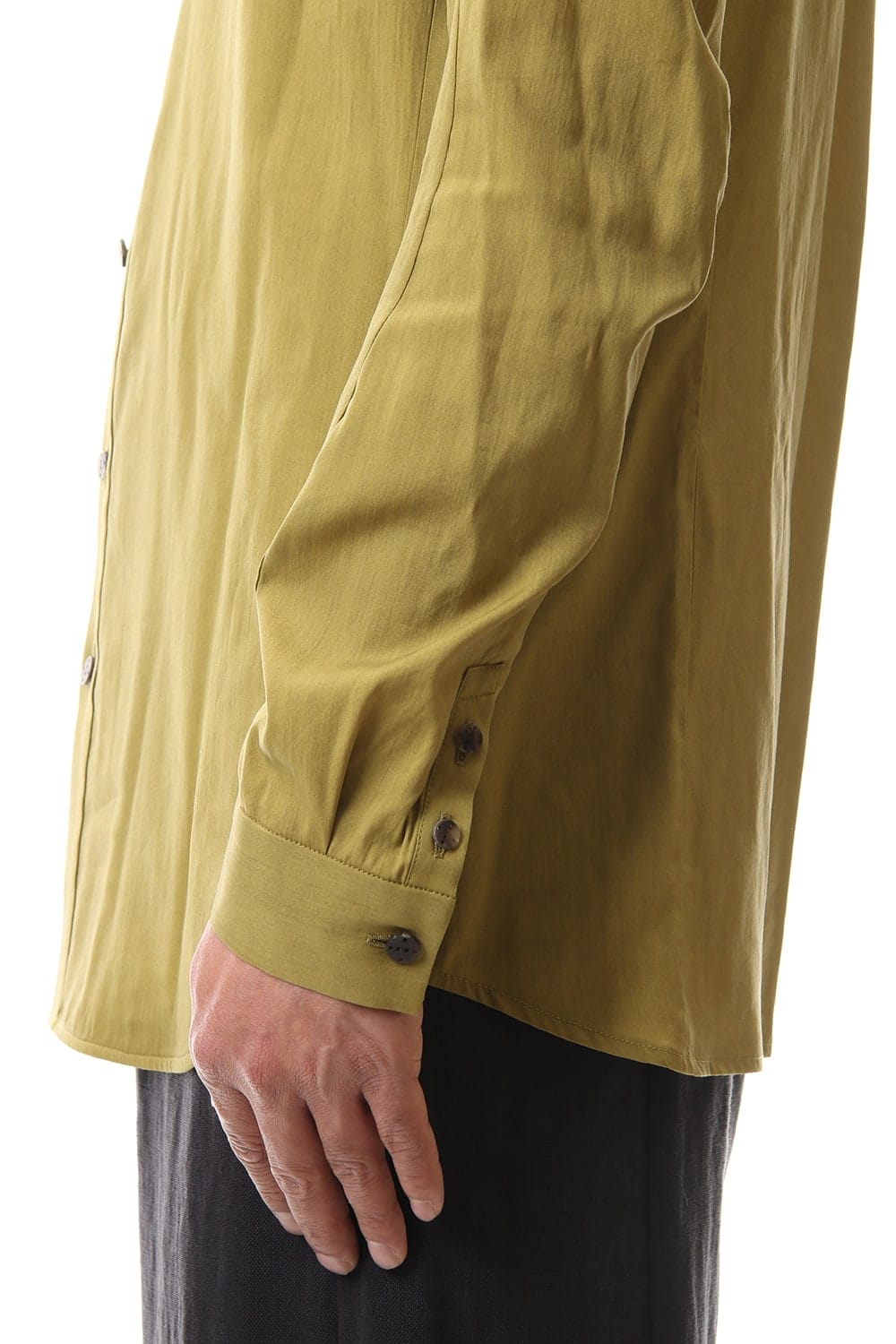 Shirt Silk cotton sandblast Dirty Yellow