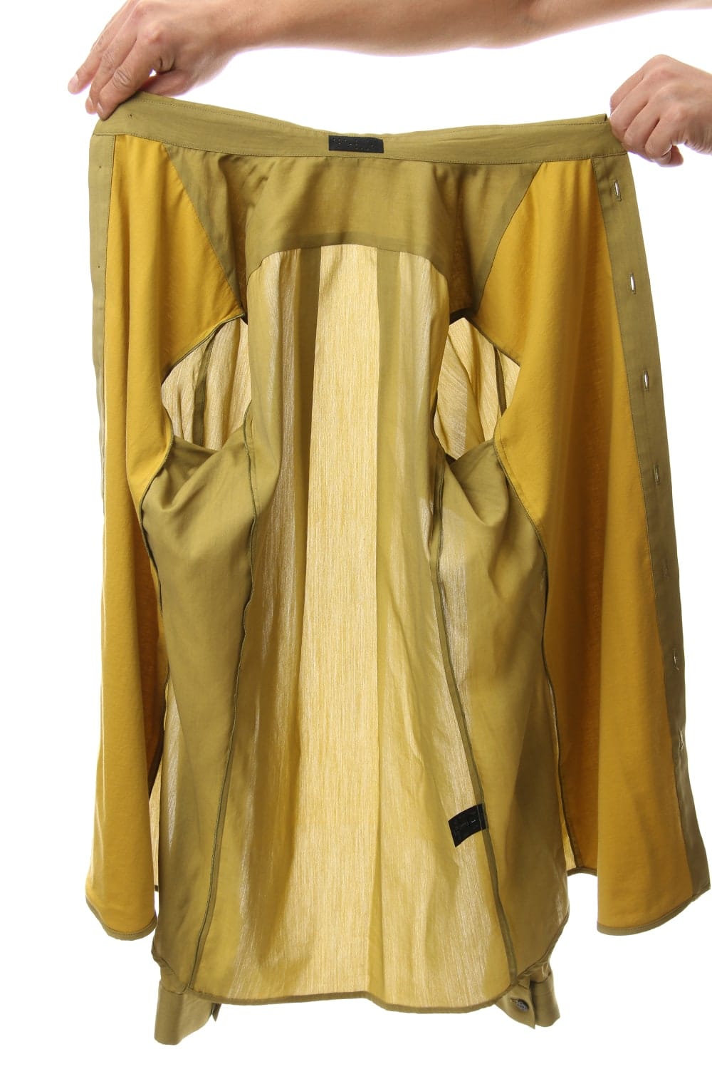 Shirt Silk cotton sandblast Dirty Yellow