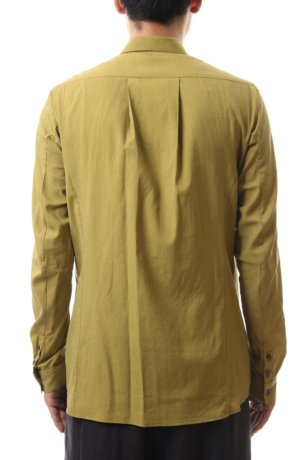 Shirt Silk cotton sandblast Dirty Yellow
