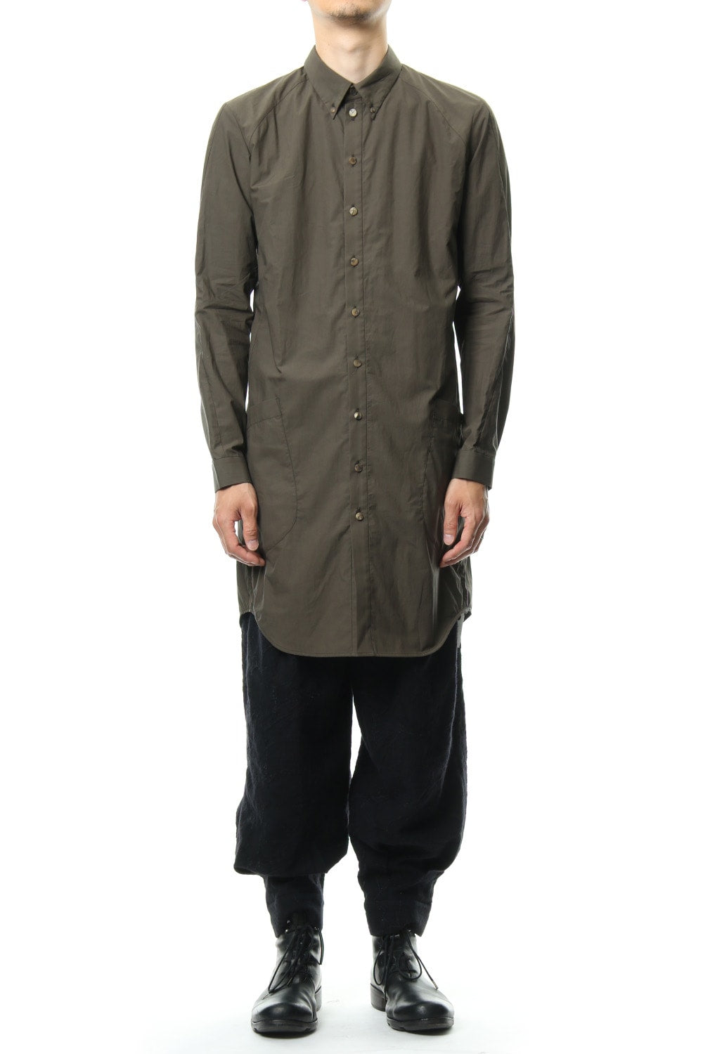Long Shirt Cotton Hard Wash