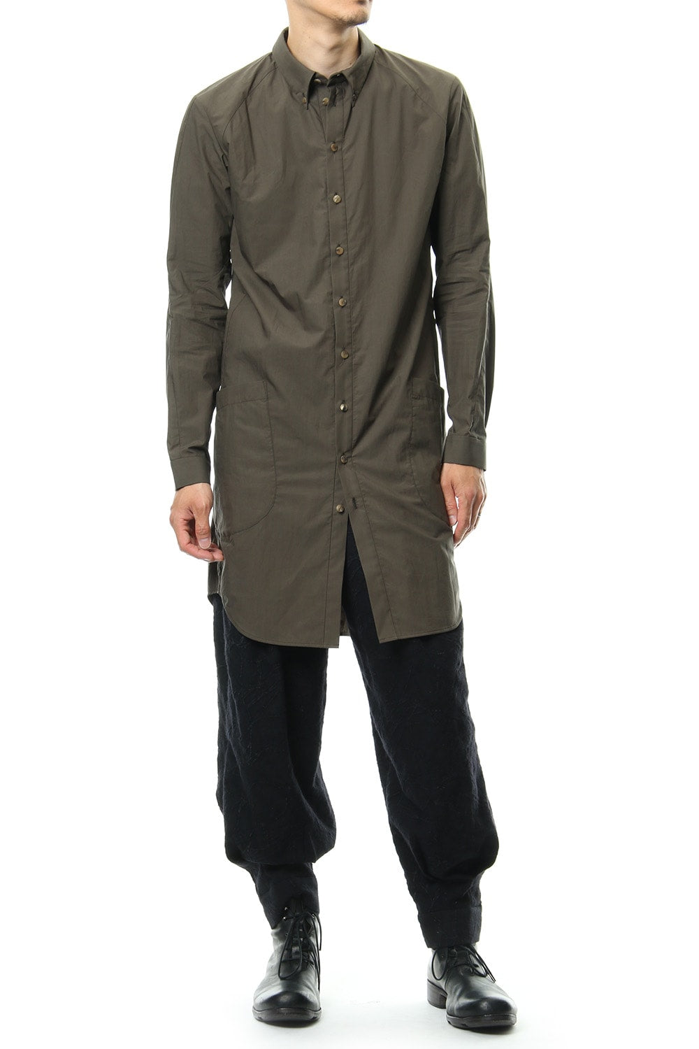 Long Shirt Cotton Hard Wash