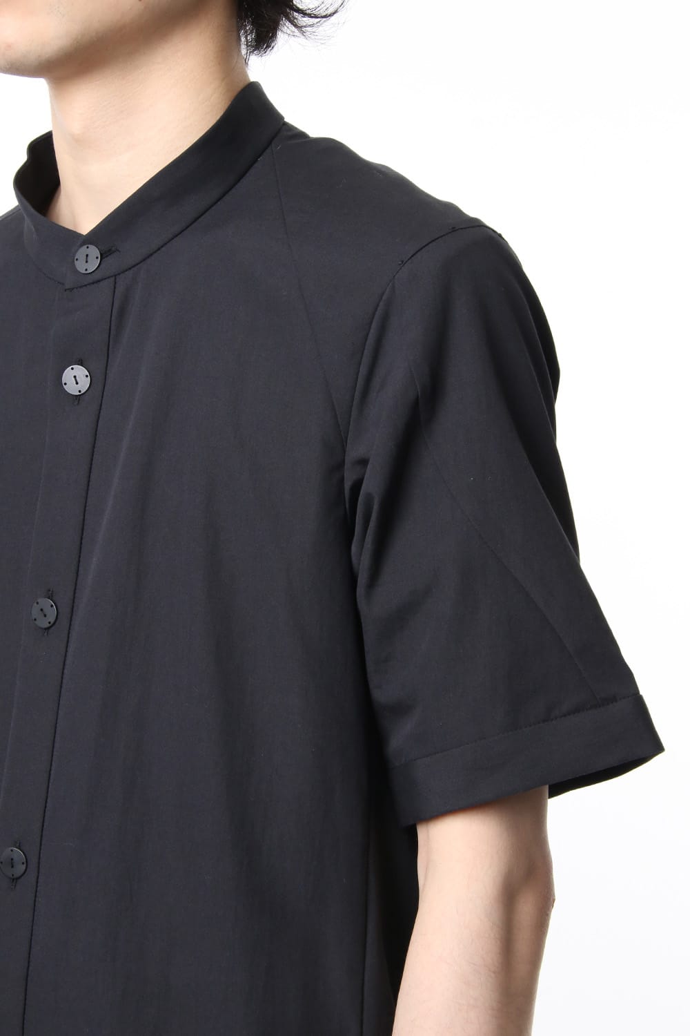 Short Sleeve Shirt Egyptian ( FINX ) Cotton - Black