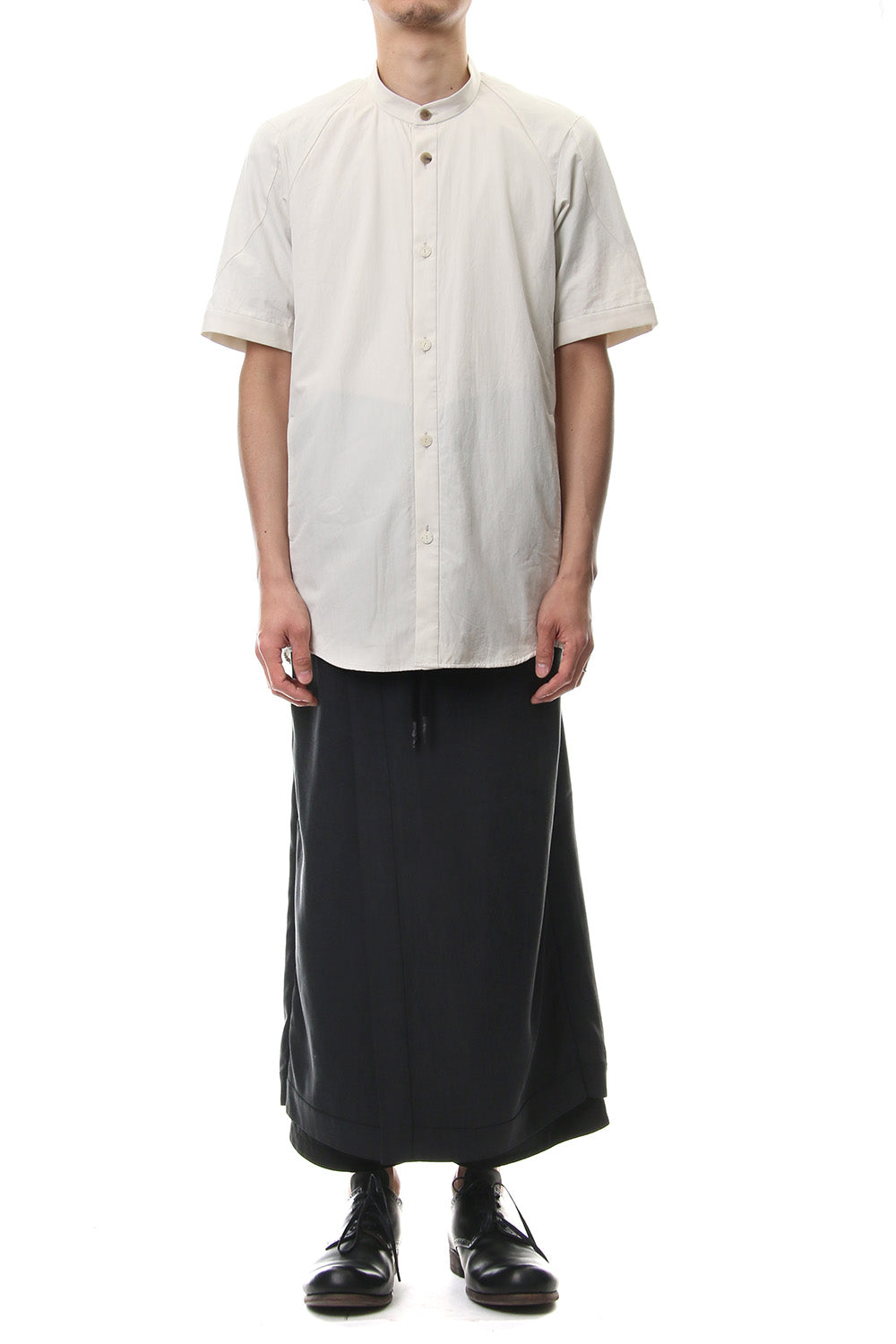 Short Sleeve Shirt Egyptian ( FINX ) Cotton - White Gray