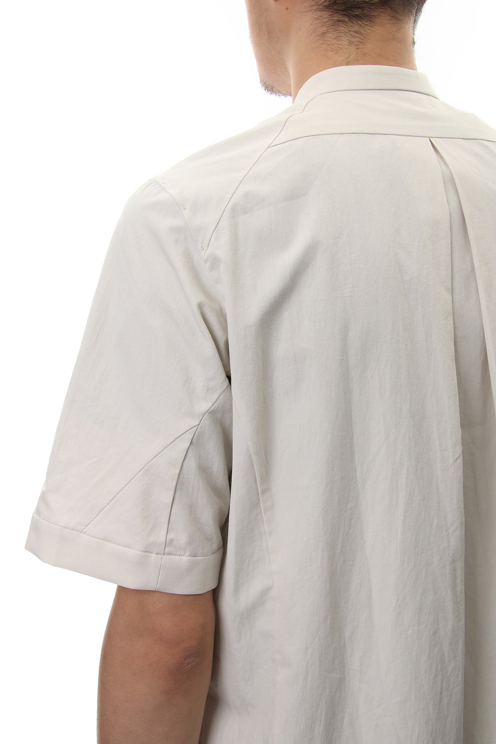 Short Sleeve Shirt Egyptian ( FINX ) Cotton - White Gray