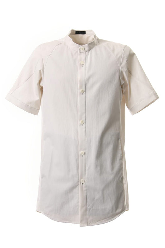 Short Sleeve Shirt Egyptian ( FINX ) Cotton - White Gray