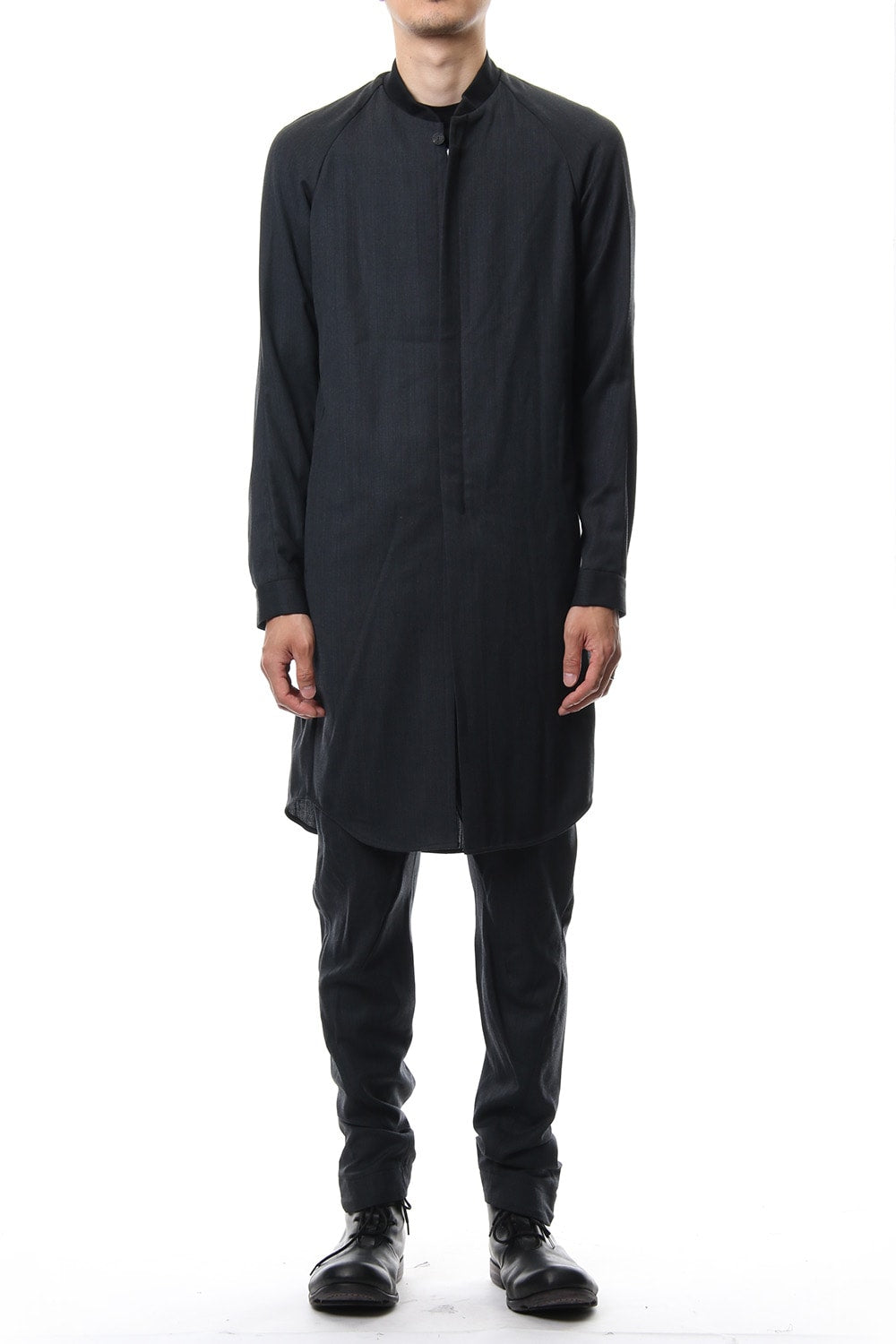 Long Shirt Wool Gabardine
