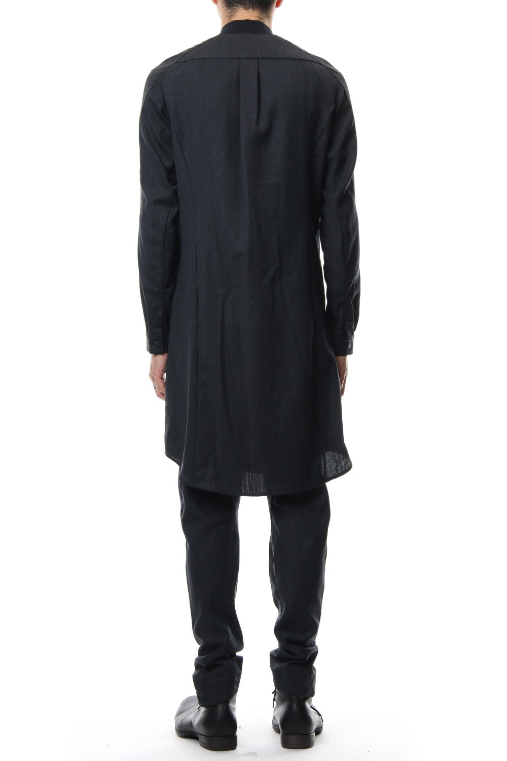 Long Shirt Wool Gabardine