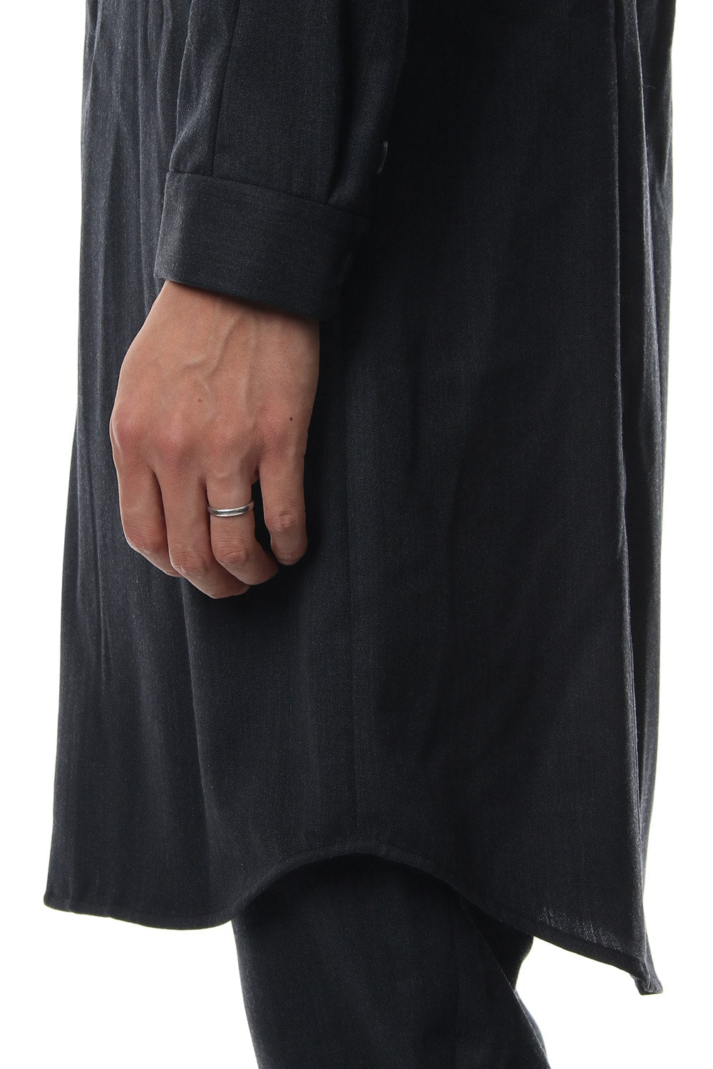 Long Shirt Wool Gabardine