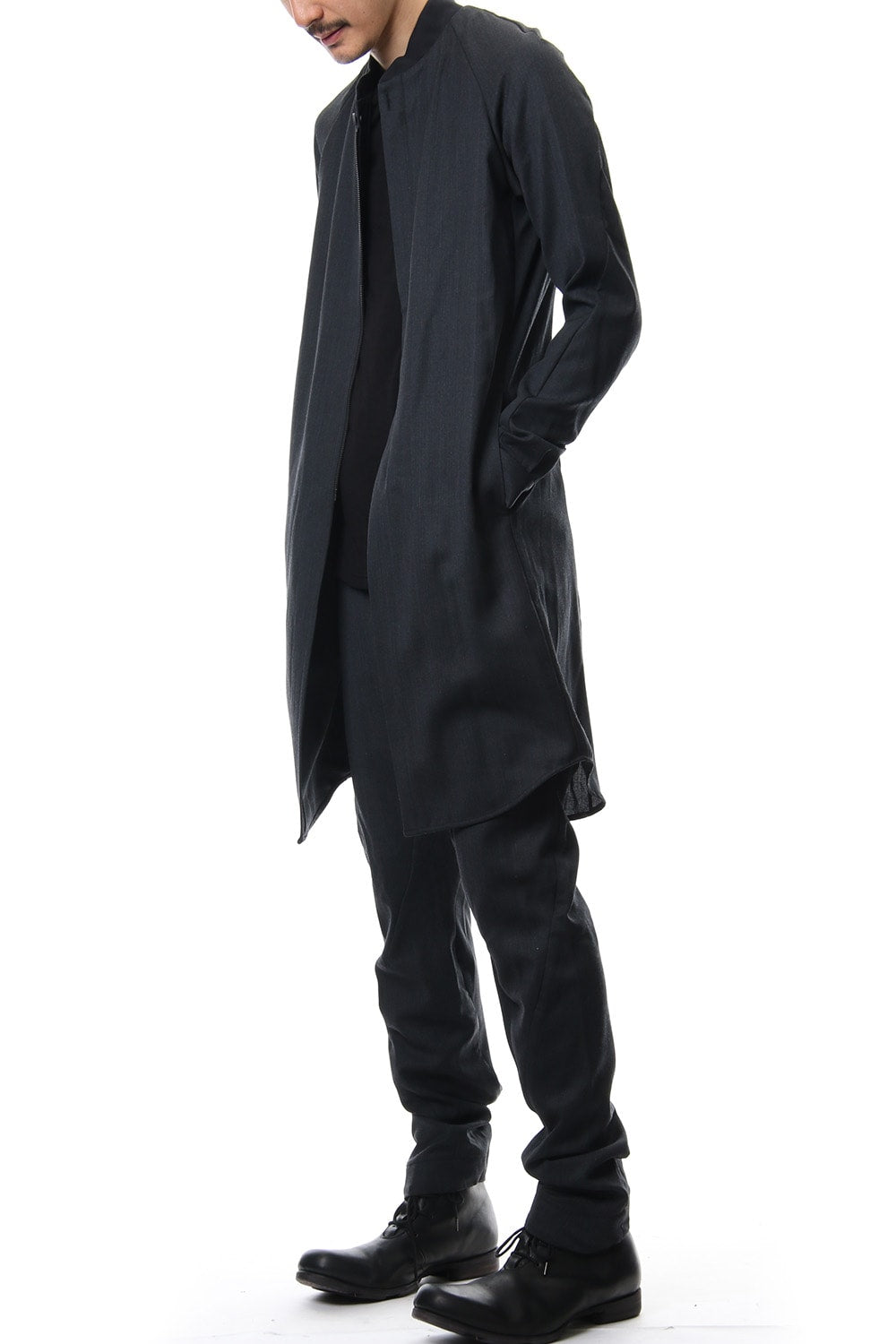 Long Shirt Wool Gabardine