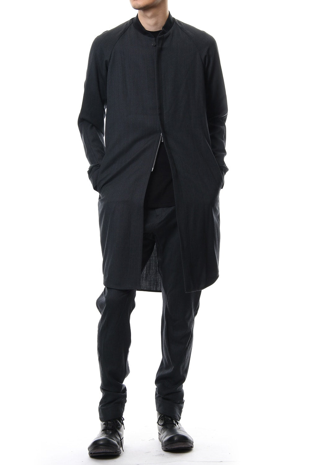 Long Shirt Wool Gabardine
