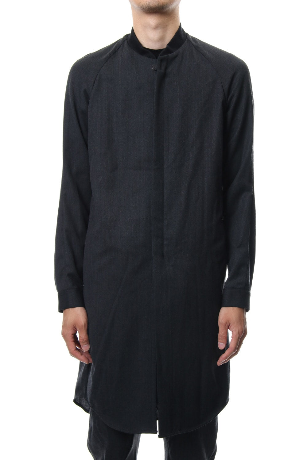 Long Shirt Wool Gabardine
