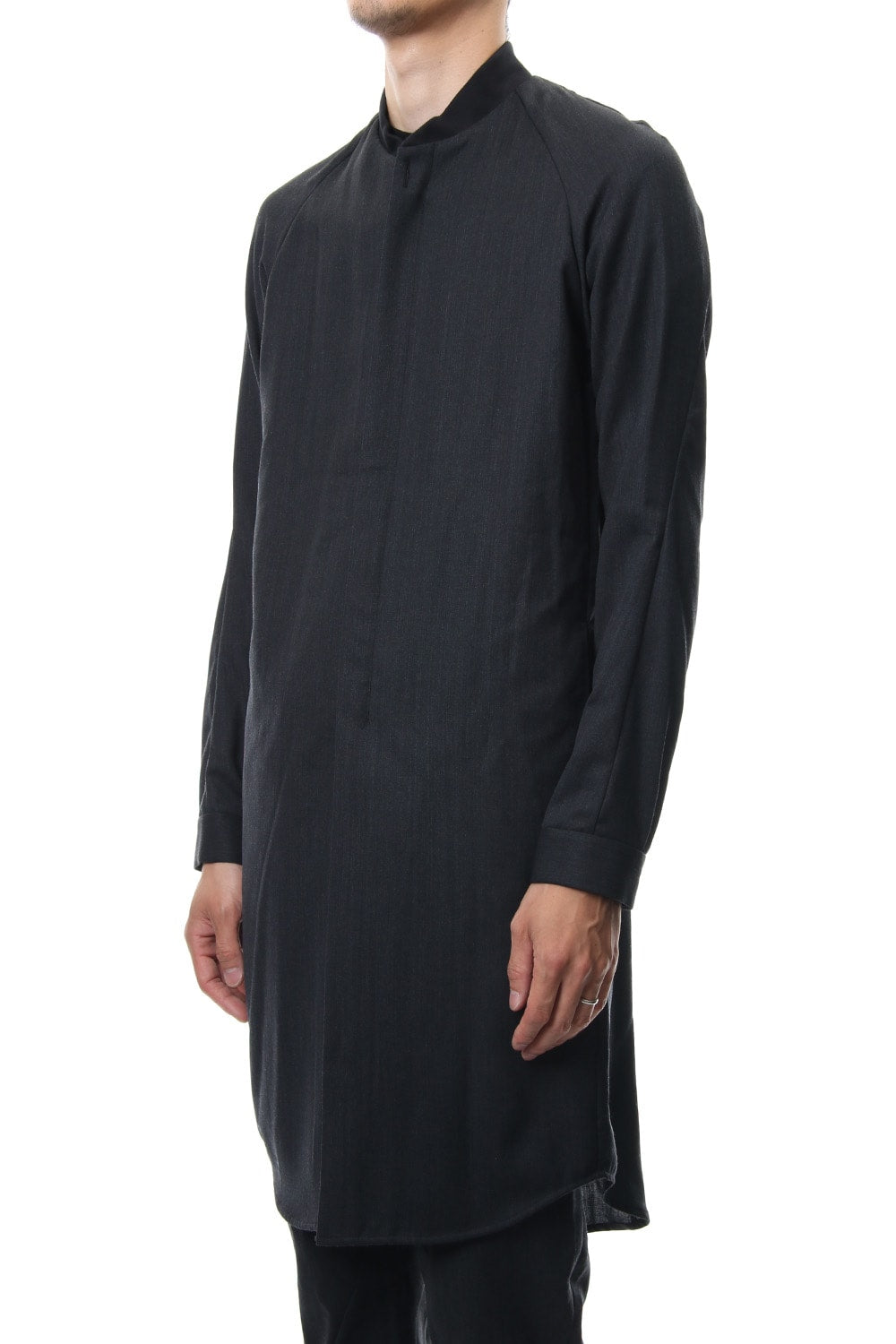 Long Shirt Wool Gabardine