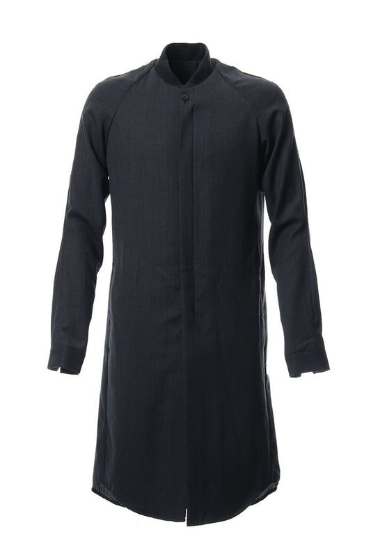 Long Shirt Wool Gabardine