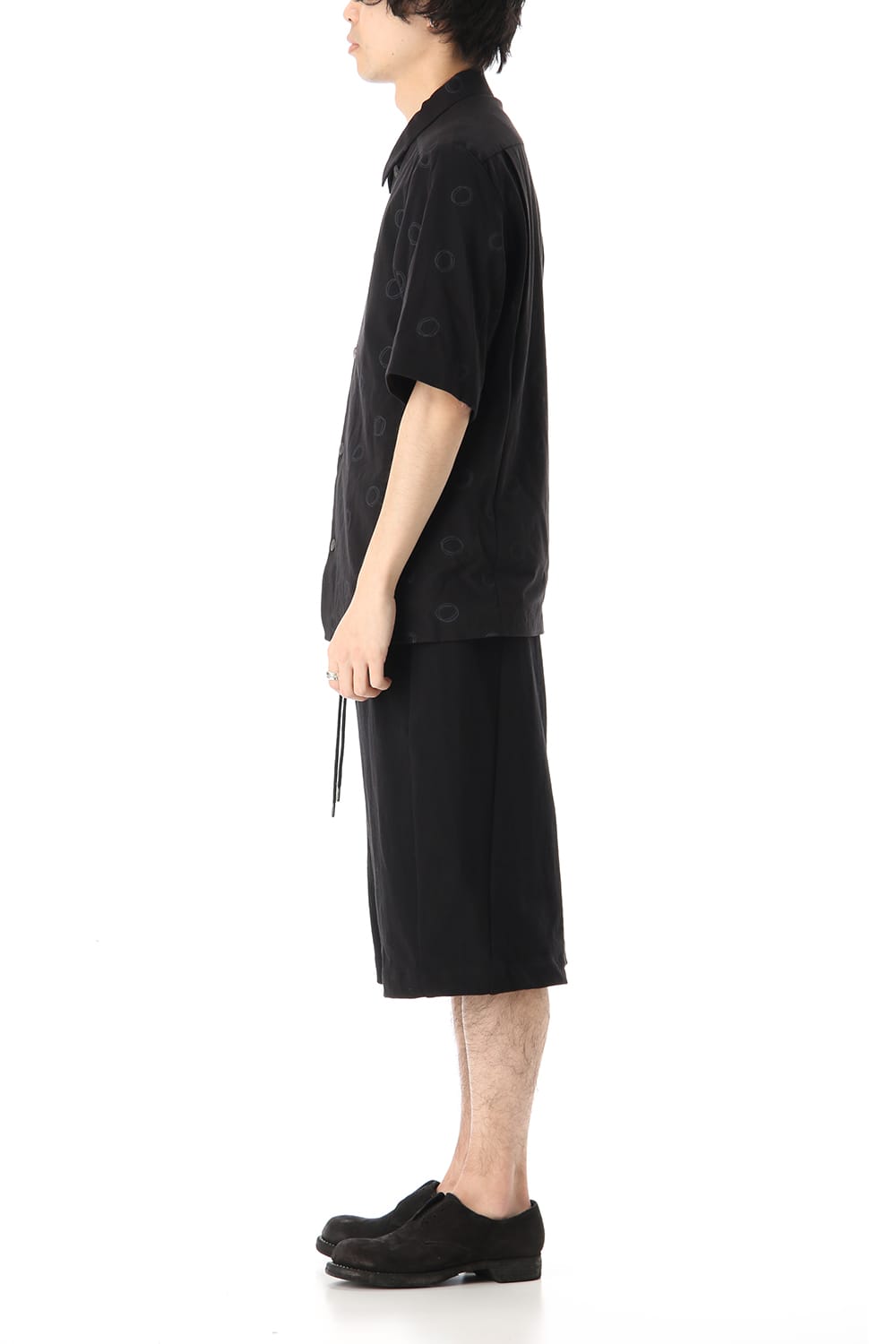 Half pants Cotton jersey Black