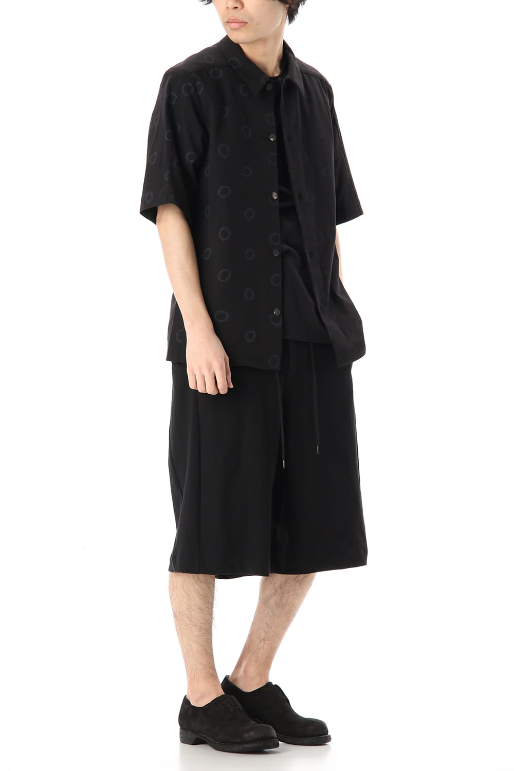 Half pants Cotton jersey Black