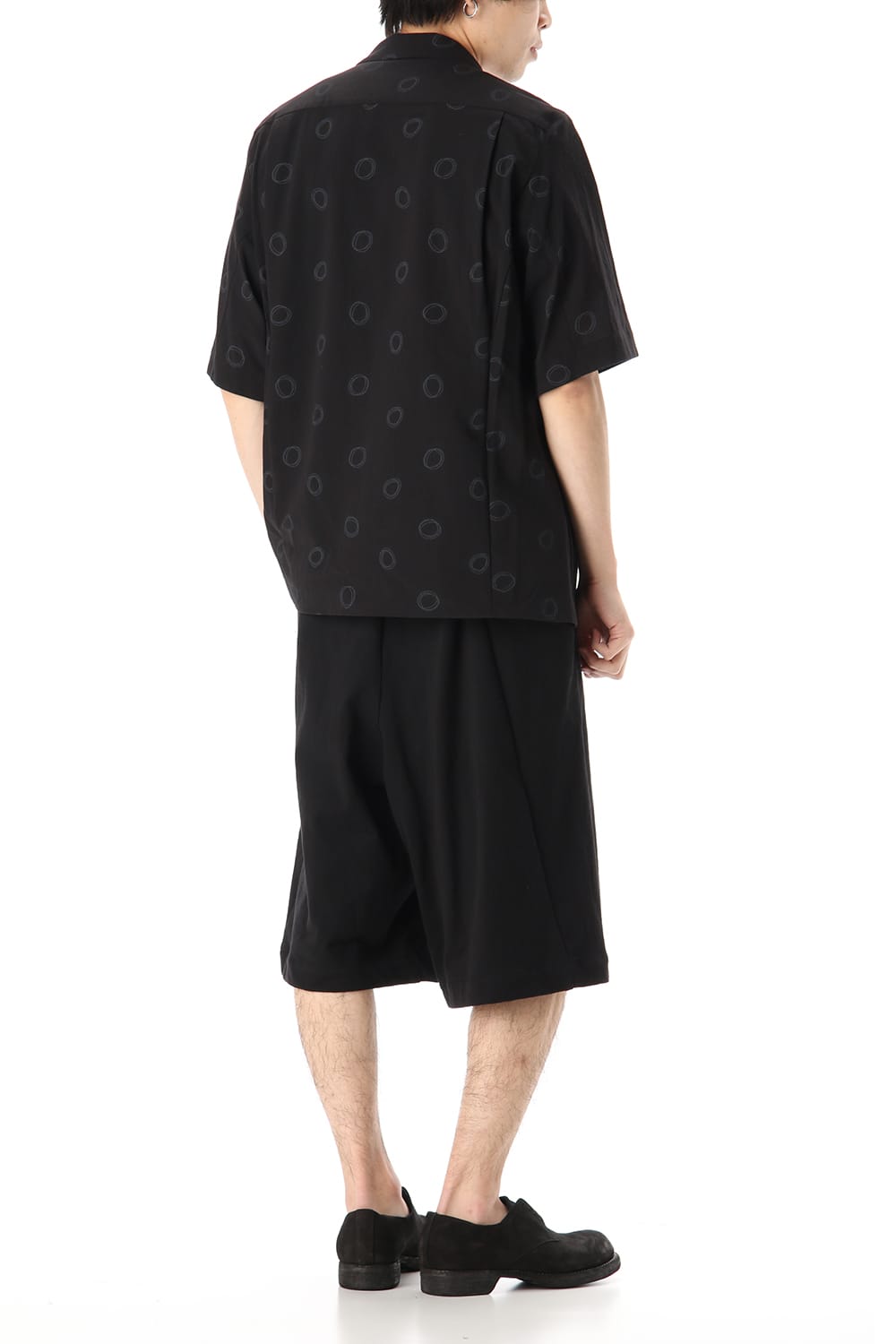 Half pants Cotton jersey Black