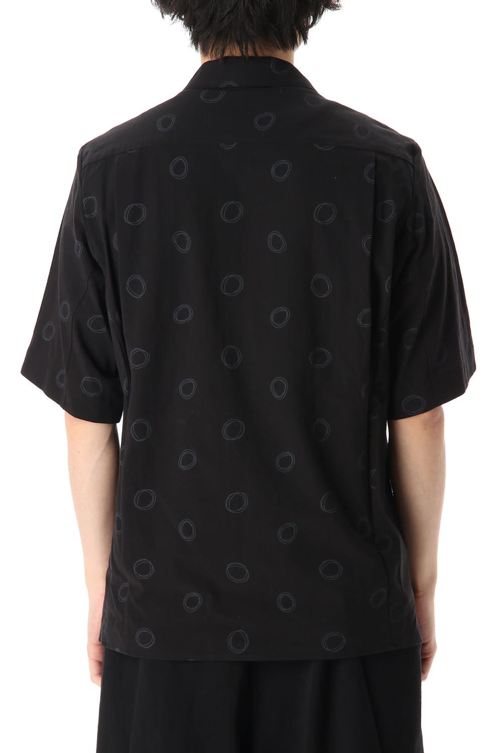 Short sleeve shirt Cotton circle print