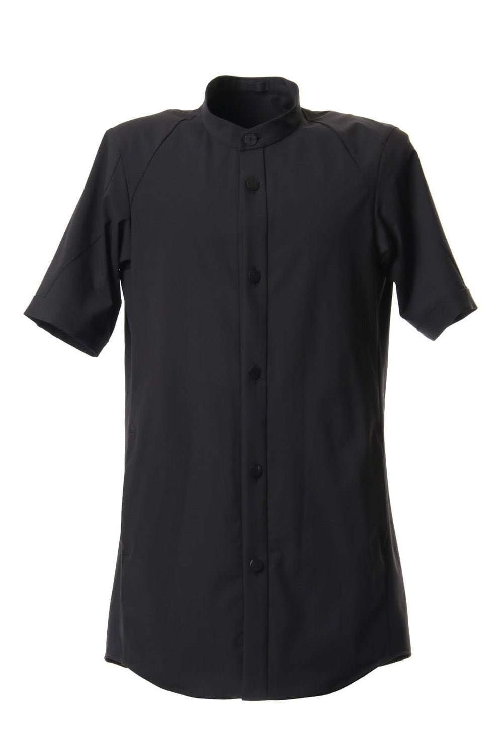 Short sleeve shirt 4way Stretch Virgin Wool