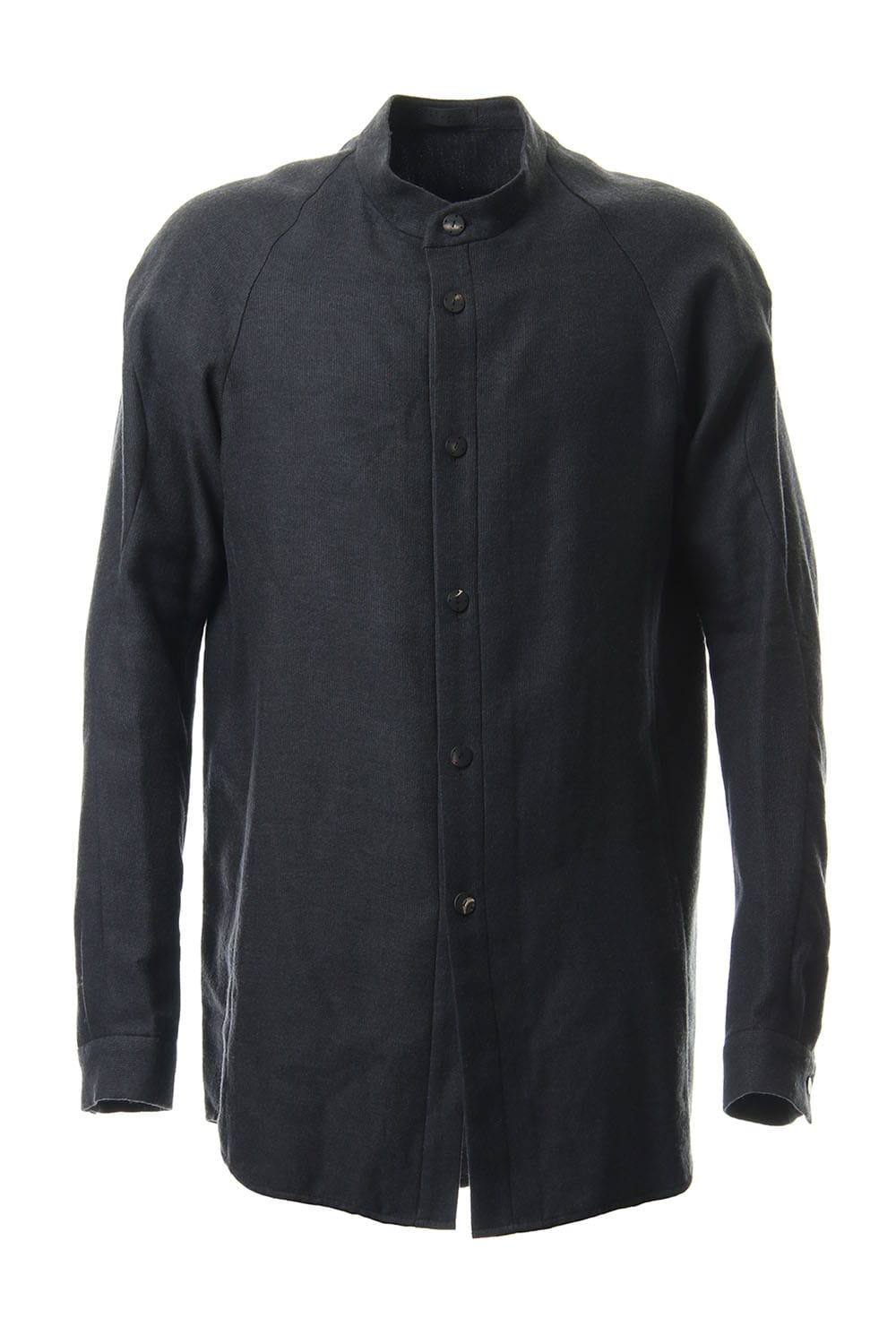 ロング シャツ ヴァージン ウール / シルク