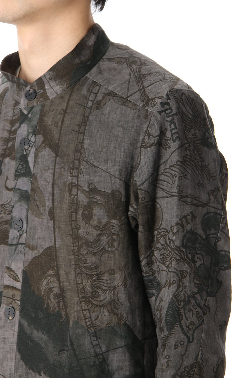 Long shirt line zodiac signs print