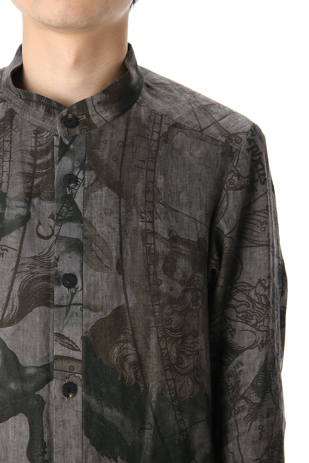 Long shirt line zodiac signs print