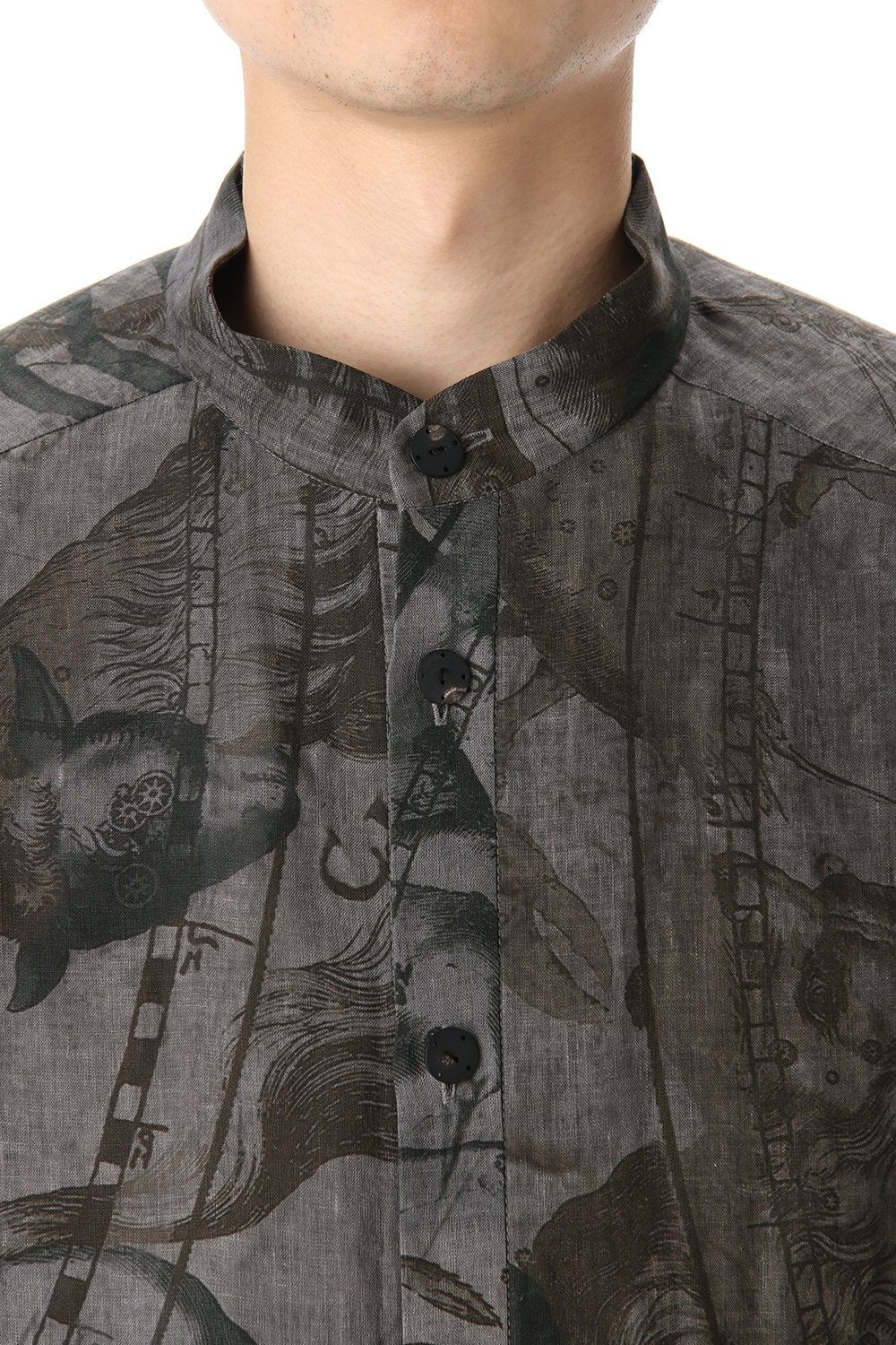 Long shirt line zodiac signs print