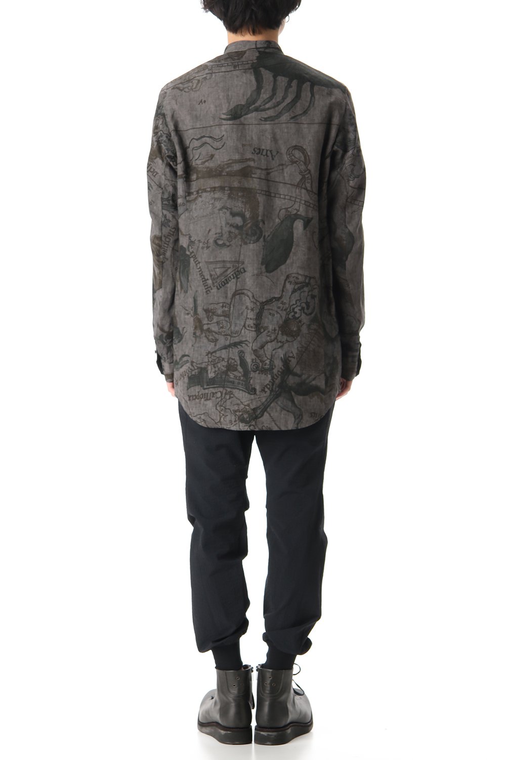 Long shirt line zodiac signs print