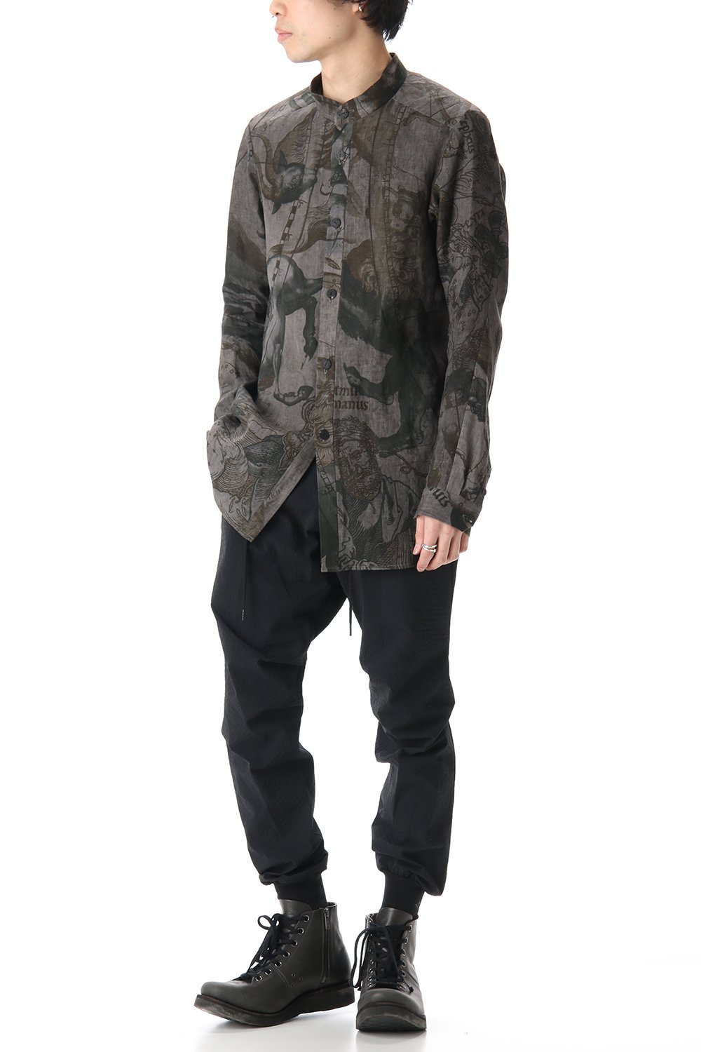 Long shirt line zodiac signs print