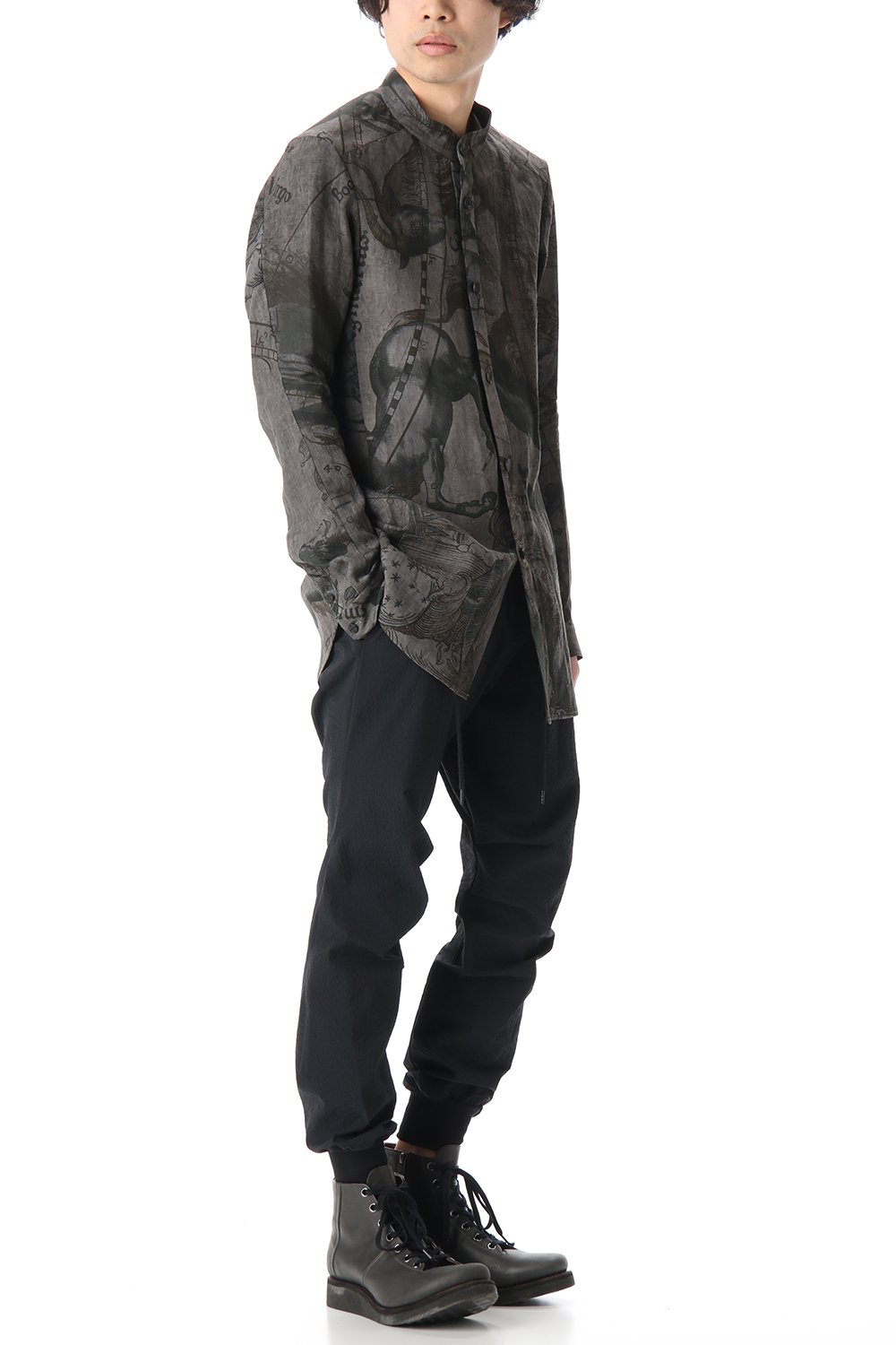 Long shirt line zodiac signs print